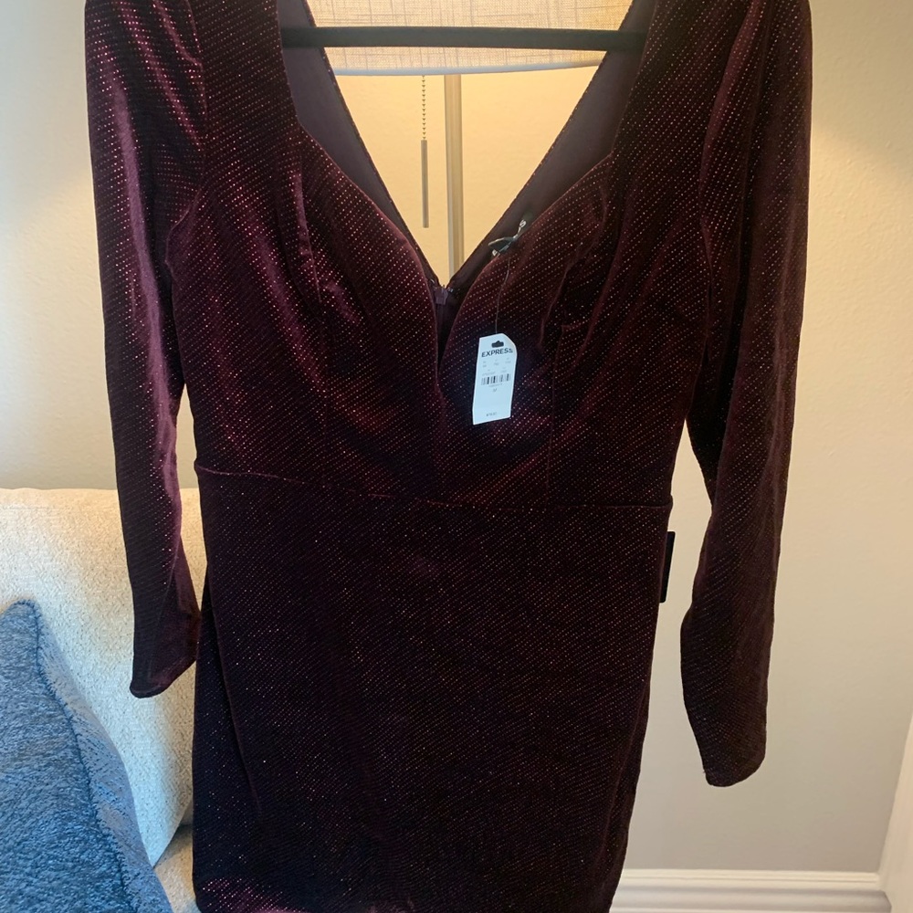 New with tags, Express sexy sparkly red dress, medium
